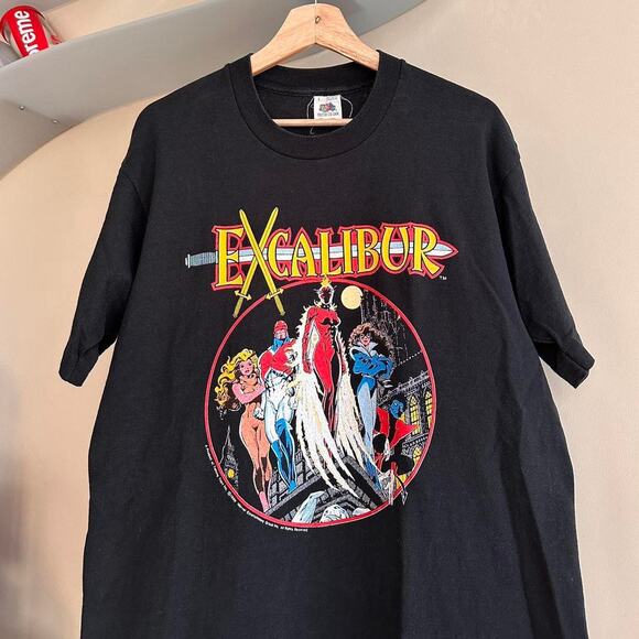 Vintage 1989 Excalibur Marvel Shirt - Picture 2 of 7